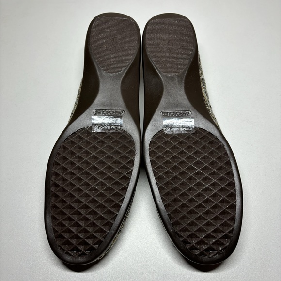 NWOT  brown and tan tweed Aerosoles ballet flats - Picture 2 of 12